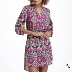 Beautiful Maeve Anthropologie Purple Ikat Frequencies Tunic Shirt Dress Size Med